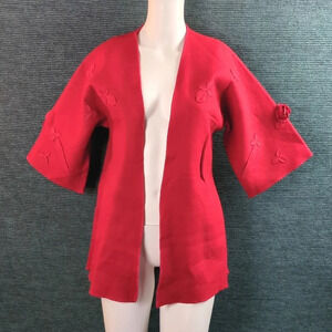 Vintage Above The Crowd Bohemian/Hippie, Open Front Cardigan By Sharon Masucci